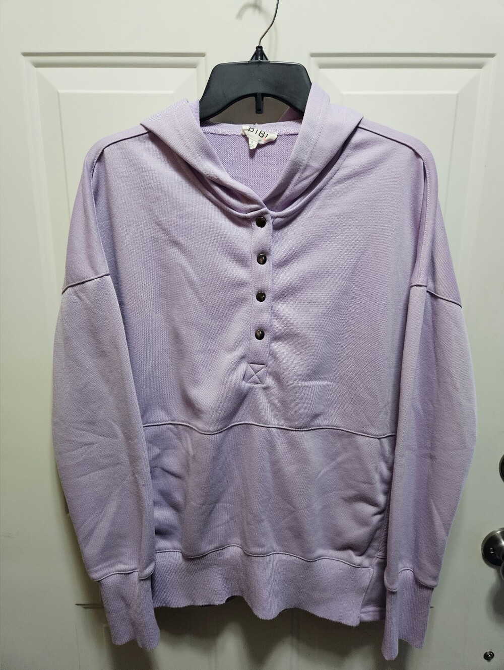 BiBi Snap Pullover Hoodie